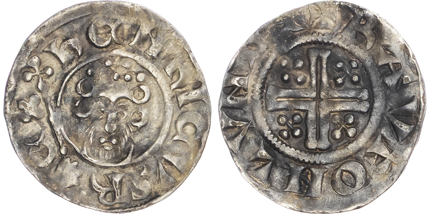 John (1199-1216), AR Penny, Short Cross Coinage, Class 6a2, London mint, Rauf as moneyer.