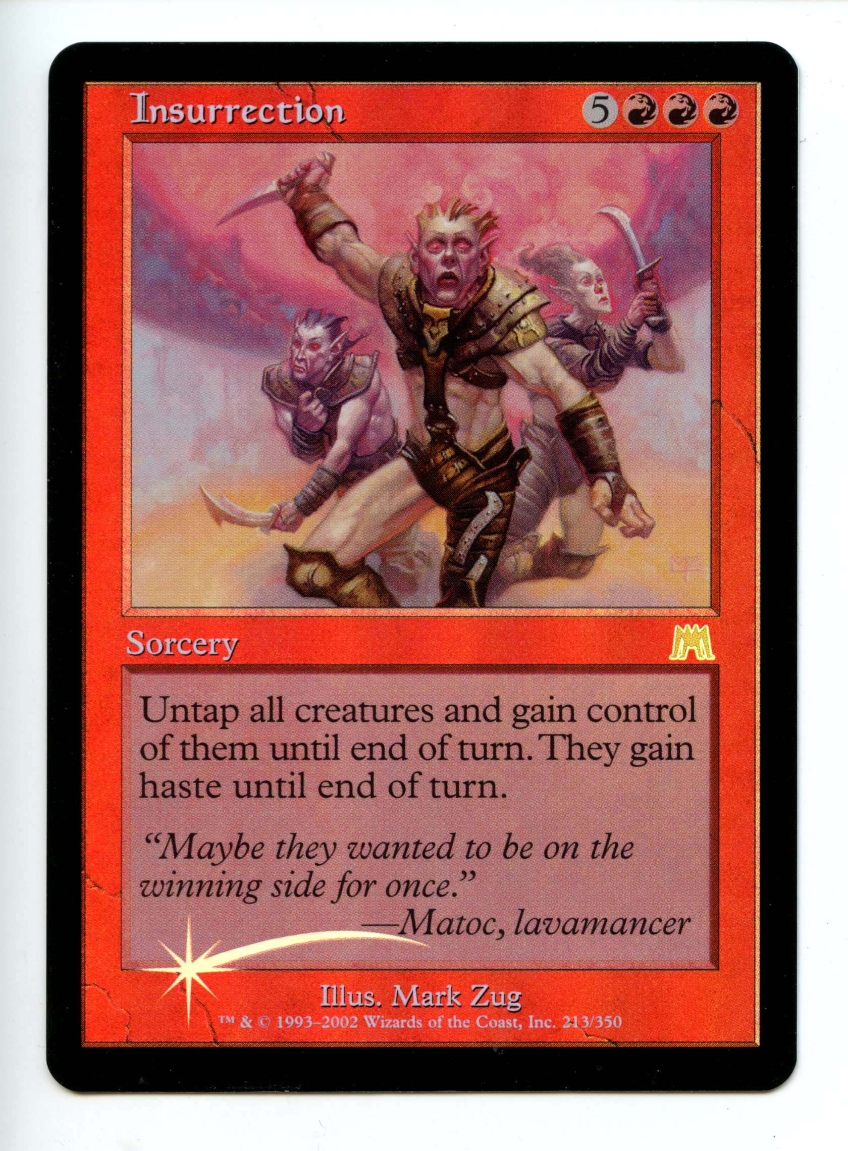 Magic: The Gathering  - Insurrection  FOIL  - Onslaught  - Near Mint