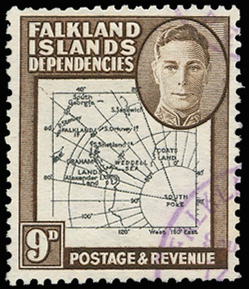 1946 Thick Map 9d with Plate 2 R6/8...