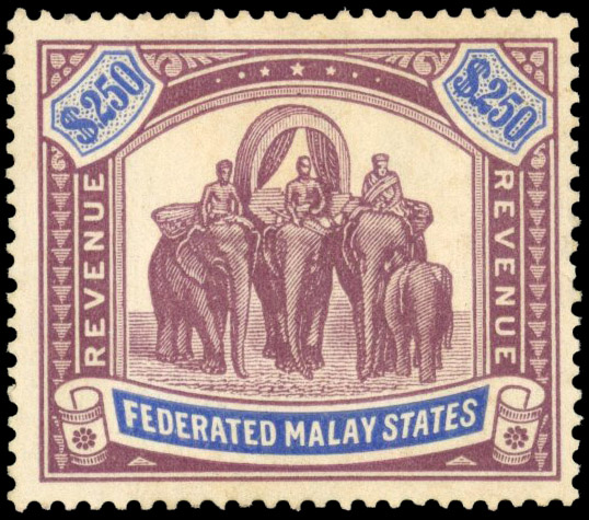 FMS Revenue 1926 $250 watermark Script mint