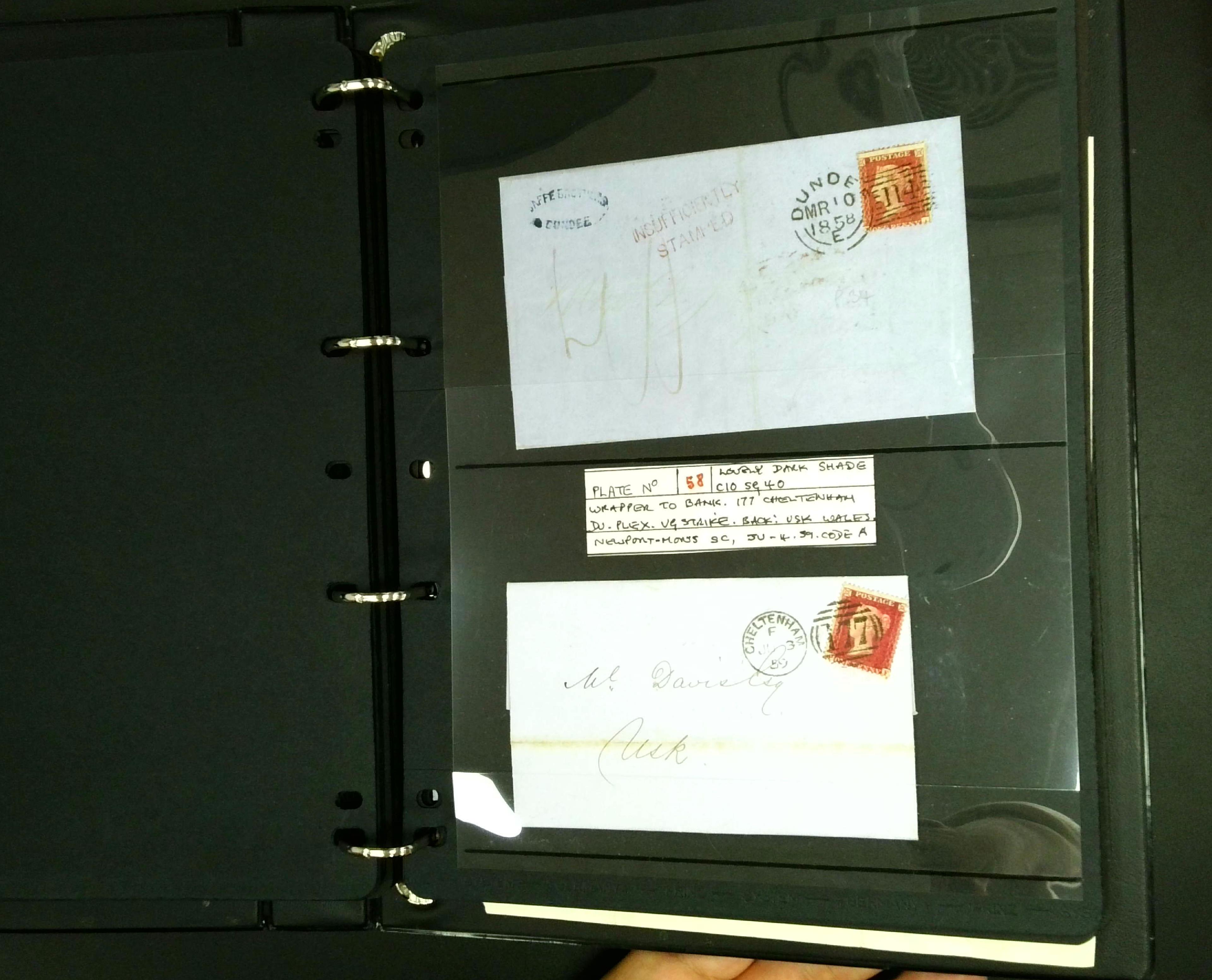 PENNY RED COLLECTION: Five folders with...