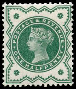 1900 ½d "Jubilee" Colour trial (Perf 14)....