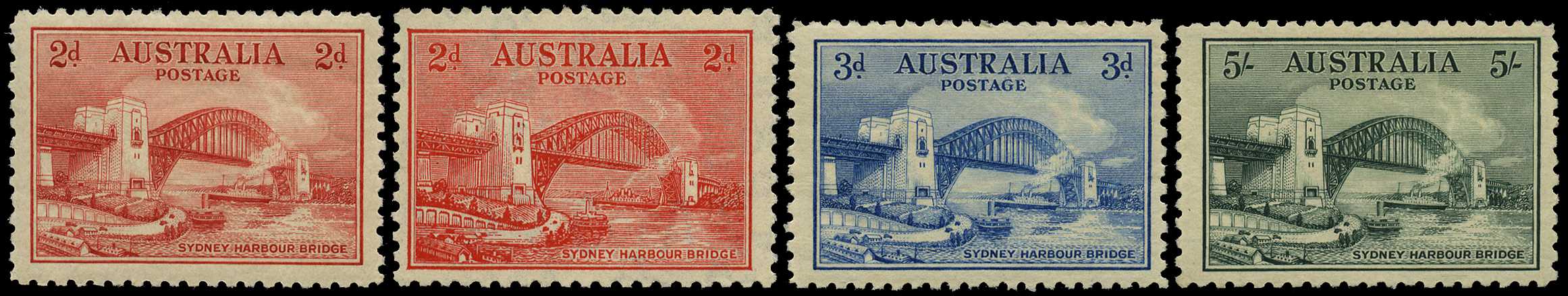 C of A Watermark: 1932 Sydney Harbour Bridge...