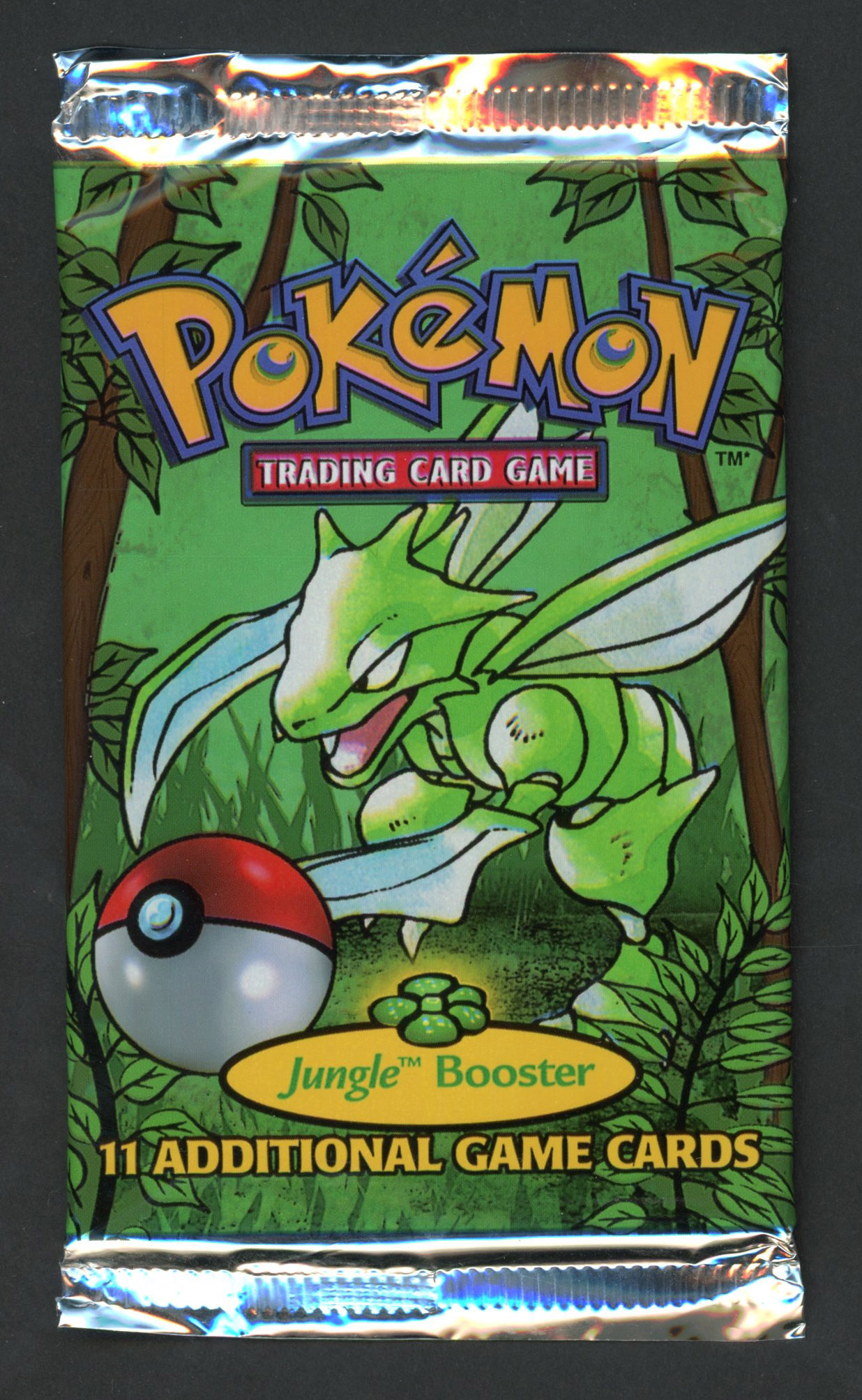 Jungle Sealed Unlimited Booster Pack - Scyther Artwork