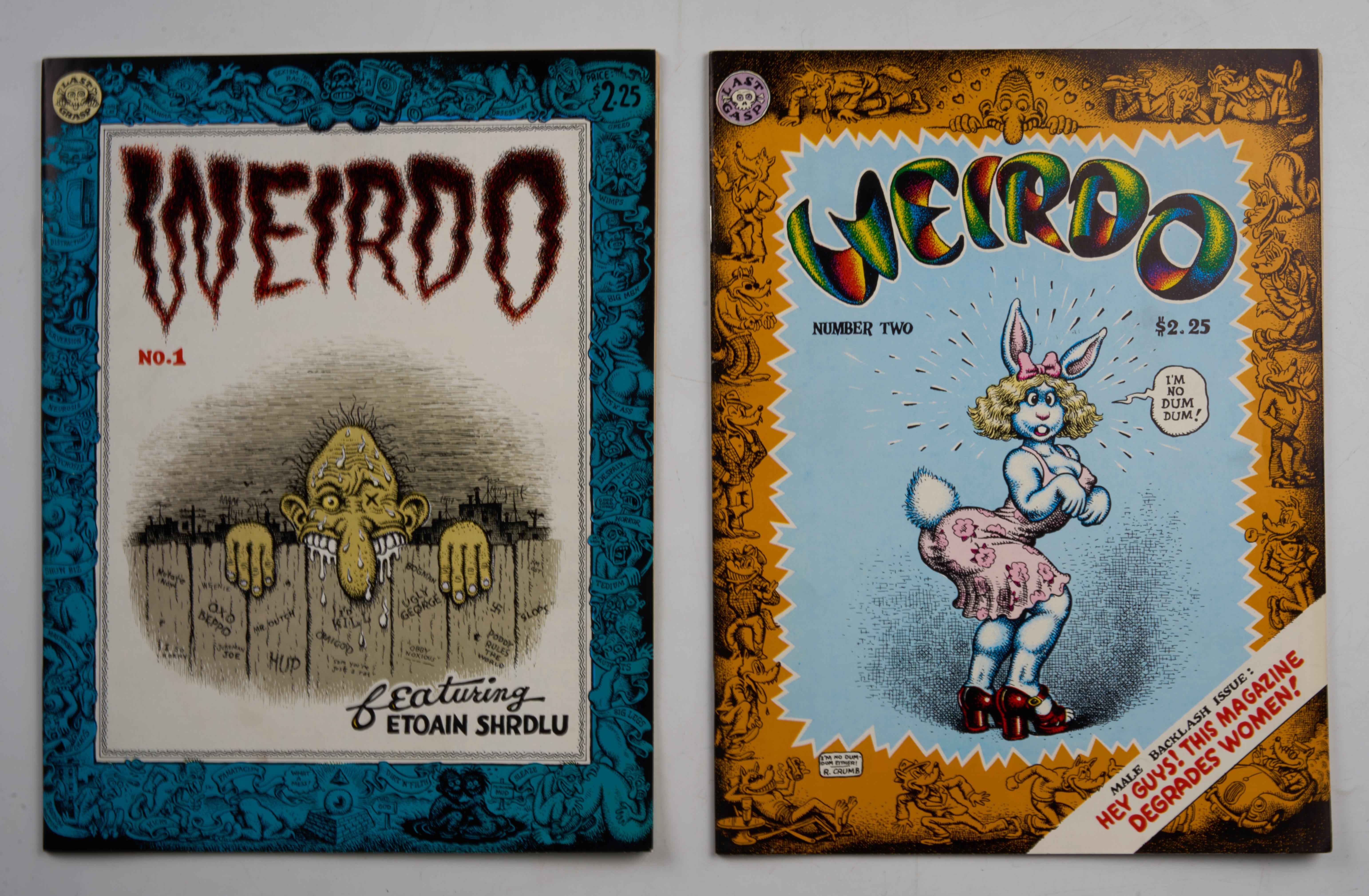 Weirdo 1st Prints by Robert Crumb (Last Gasp, 1981-1988) Bundle of 12