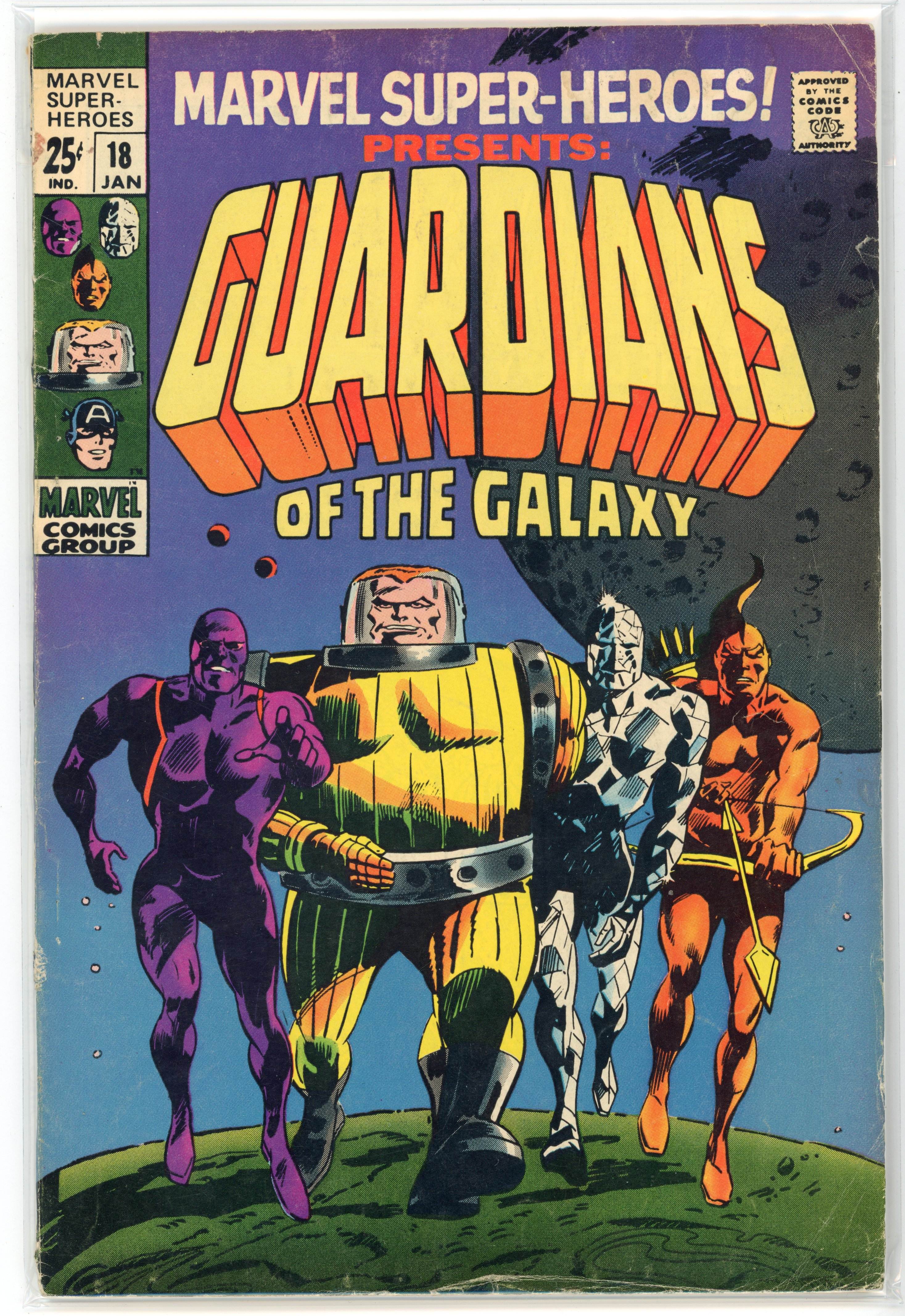 †Marvel Super-Heroes #18 (Marvel Comics, 1969) First Guardians of the Galaxy