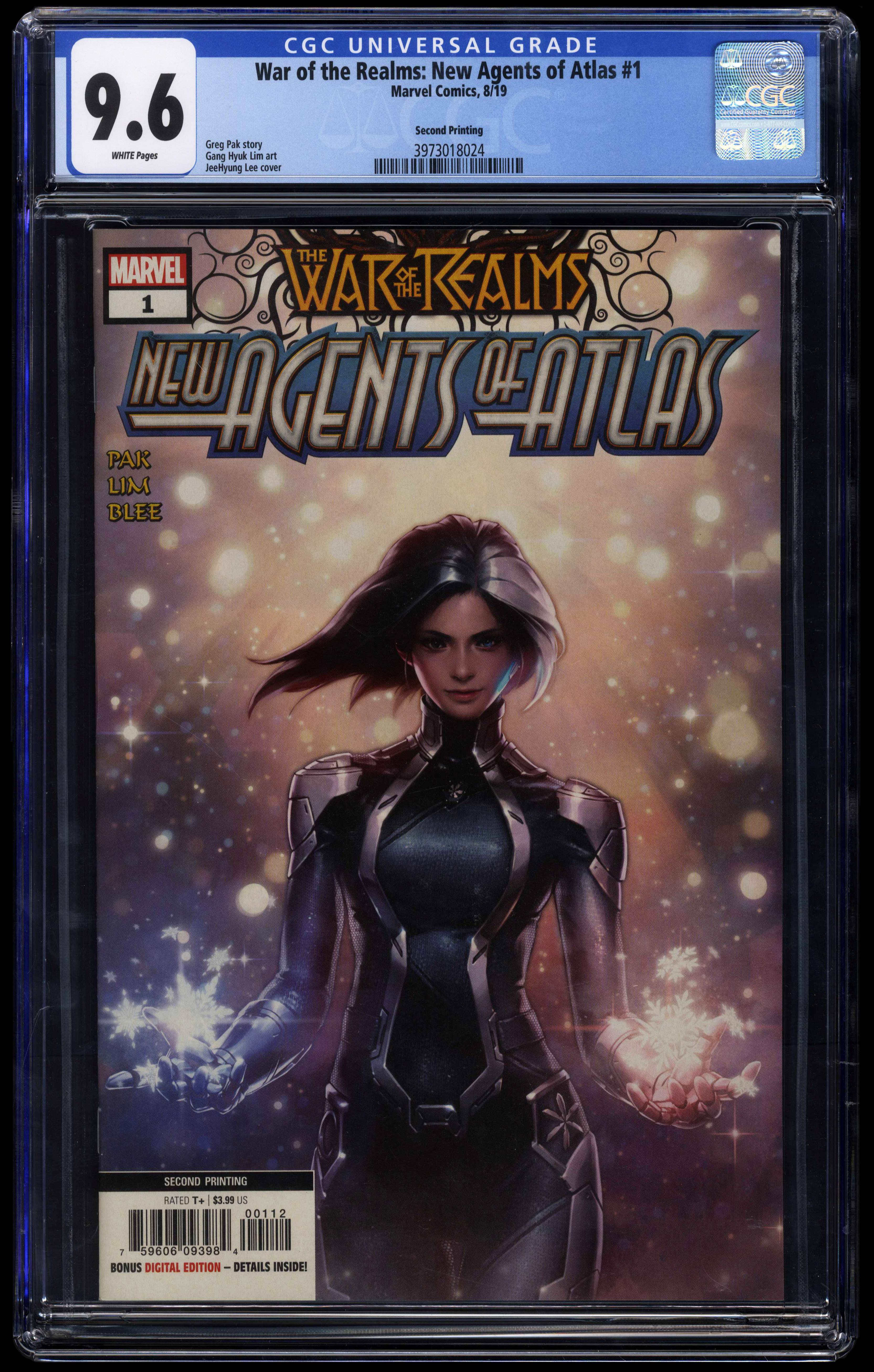 War Of The Realms New Agents Of Atlas #1 (Marvel Comics 2019) CGC 9.6 second print