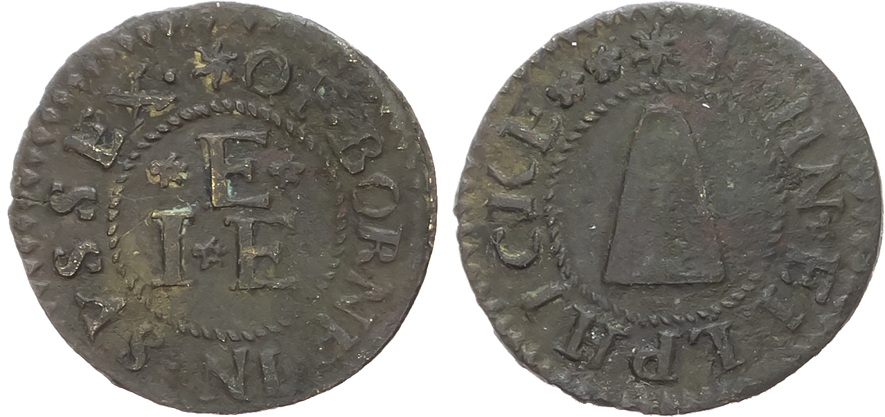 Sussex, Eastbourne, John Ellphicke Farthing, nd. Sugar-loaf 0.98gm. (BW 81).