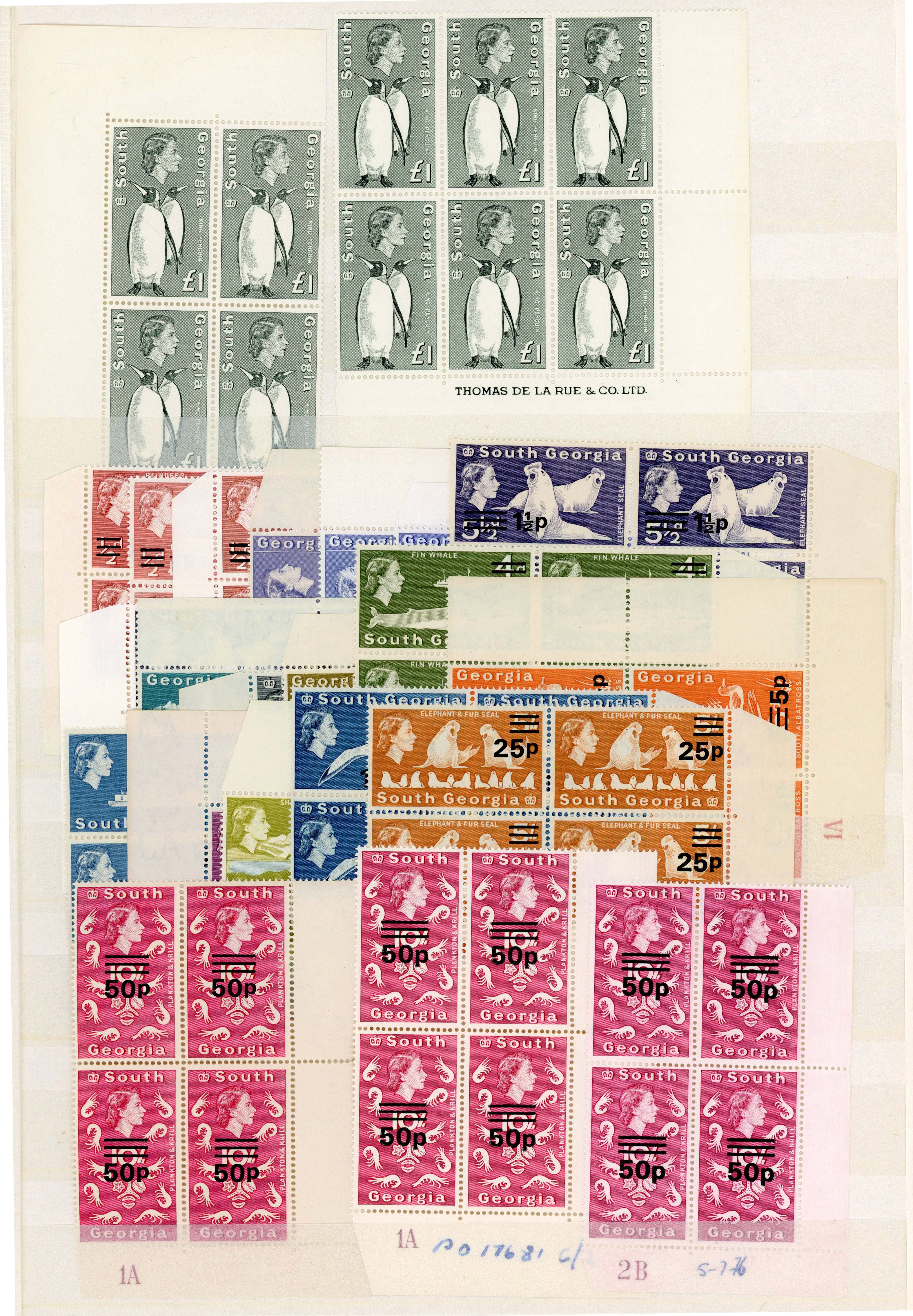 Falkland Islands Dependencies South Georgia collection mint