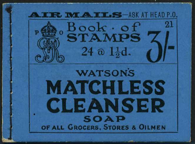 1922 (June) 3/- experimental booklet...