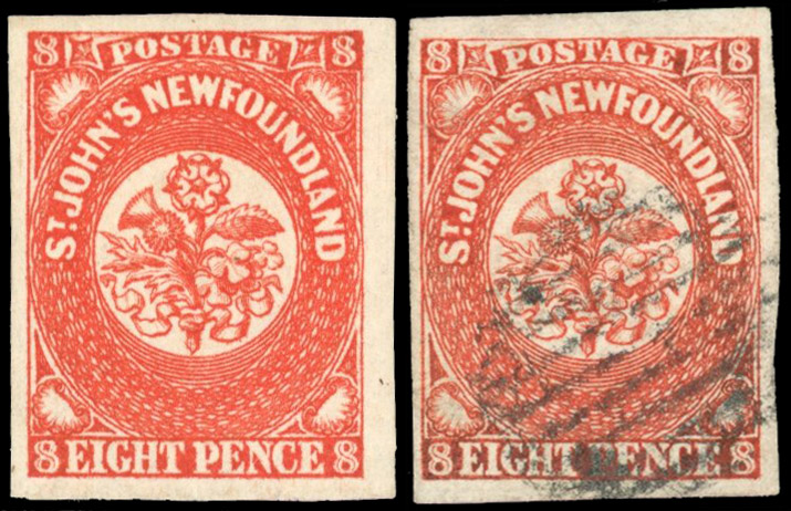 Newfoundland SG 8 8d used