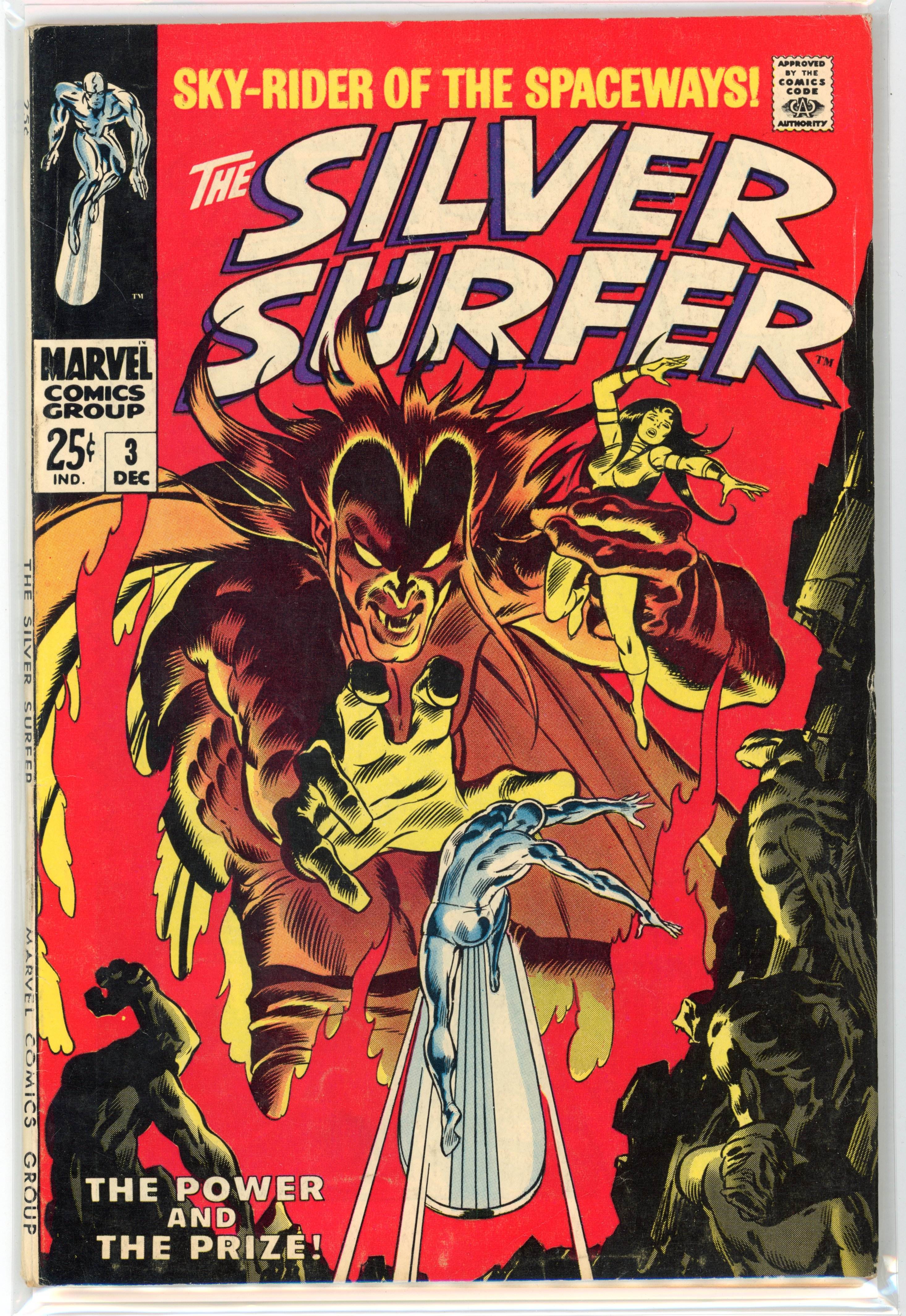 Silver Surfer #3 (Marvel Comics, 1968) First appearance of Mephisto