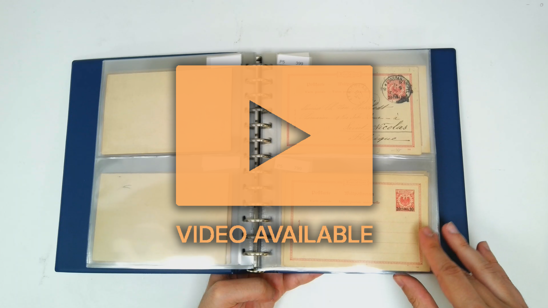 German Post Offices; POs in the Turkish Empire postal history collection