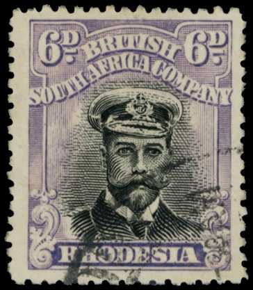 1917-20 6d Head Die IIIA, perf 14. Fine...