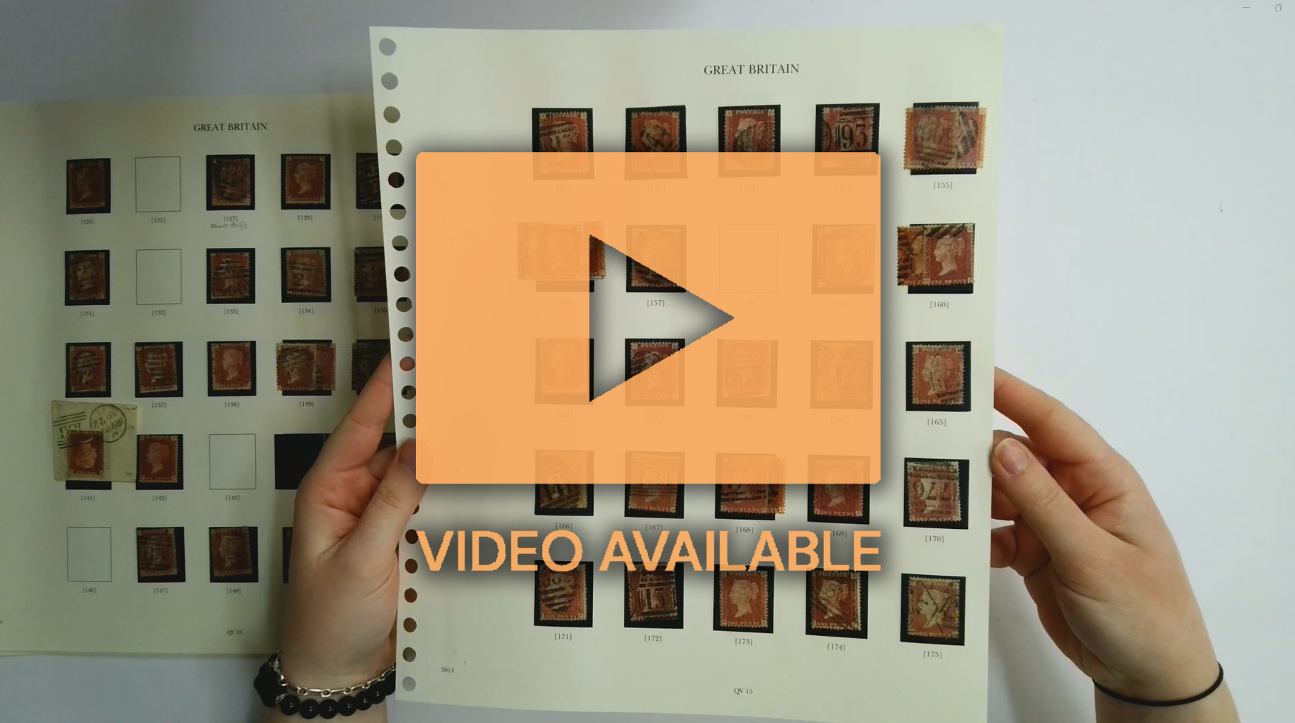 GB line-engraved collection on leaves