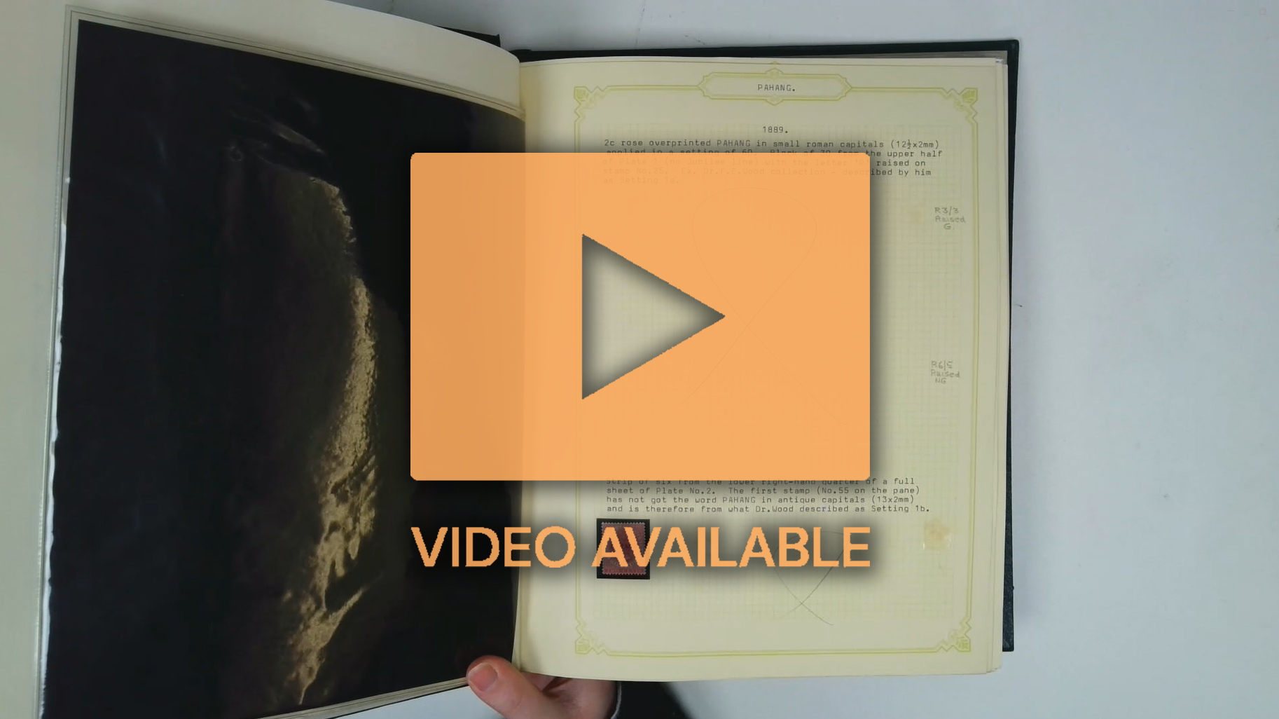 Malaya Pahang collection in album