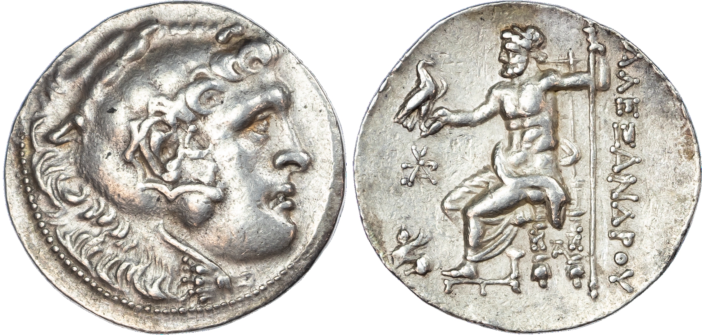 Islands off Ionia, Chios (c. 210‑190 BC) AR Tetradrachm, in the name and types of Alexander the Great, 17.08g.