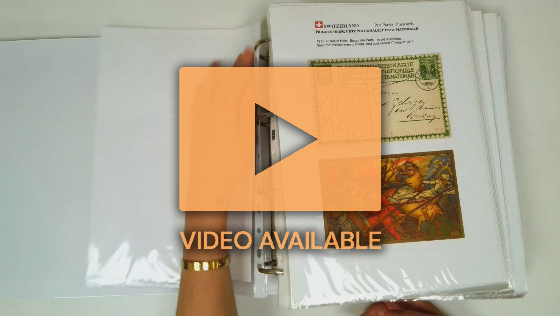 Switzerland PRO-PATRIA: 1910-91 neatly written-up collection of postal stationery/postcards