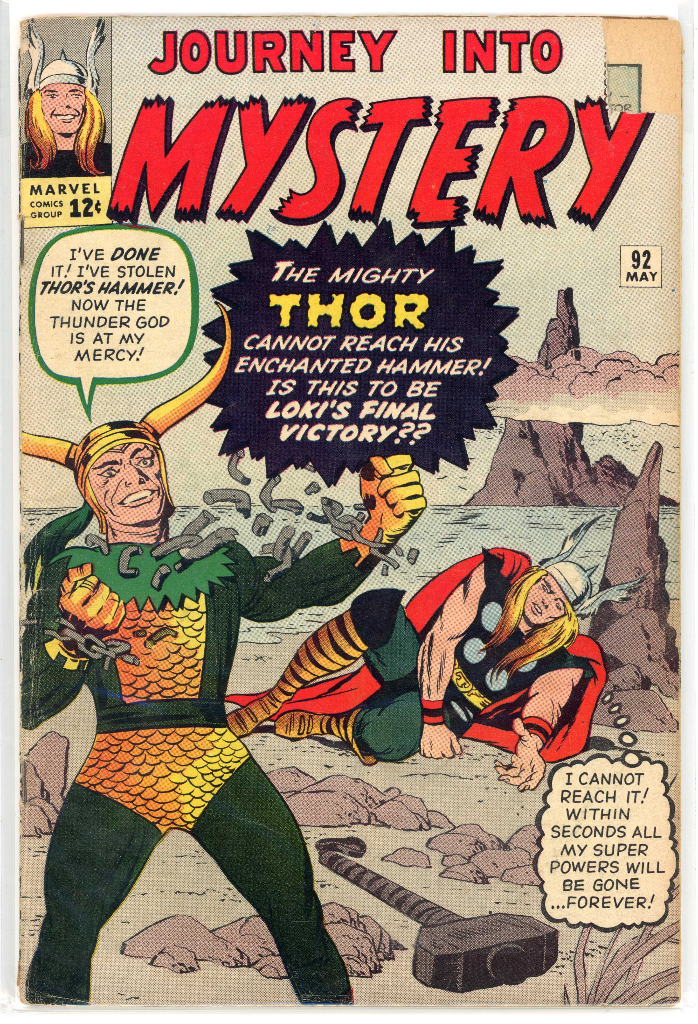 Journey into Mystery #92 1st Appearance of Fricka (Marvel Comics, 1963)