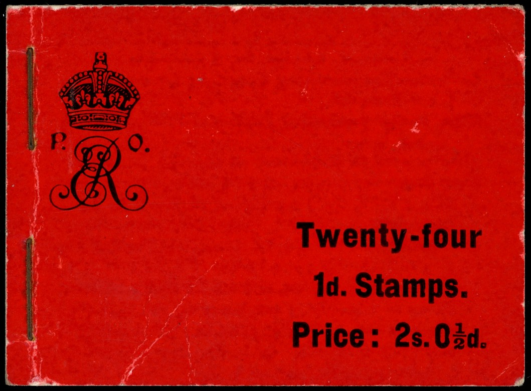 1904 (Mar) 2s. red cover booklet.