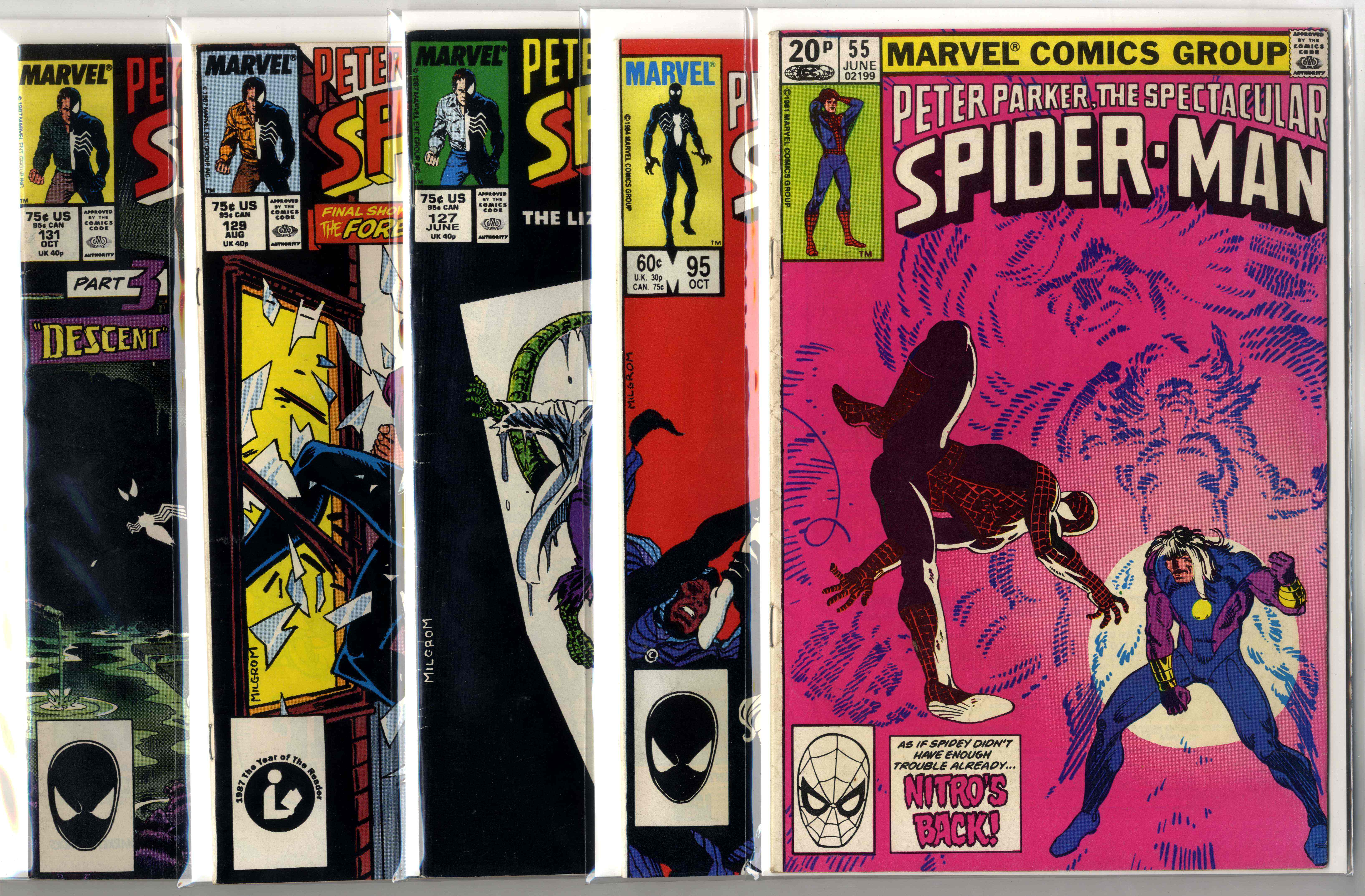 Spectacular Spider-Man Vol. 1 (Marvel Comics, 1981-1990) Bundle of 26 Issues