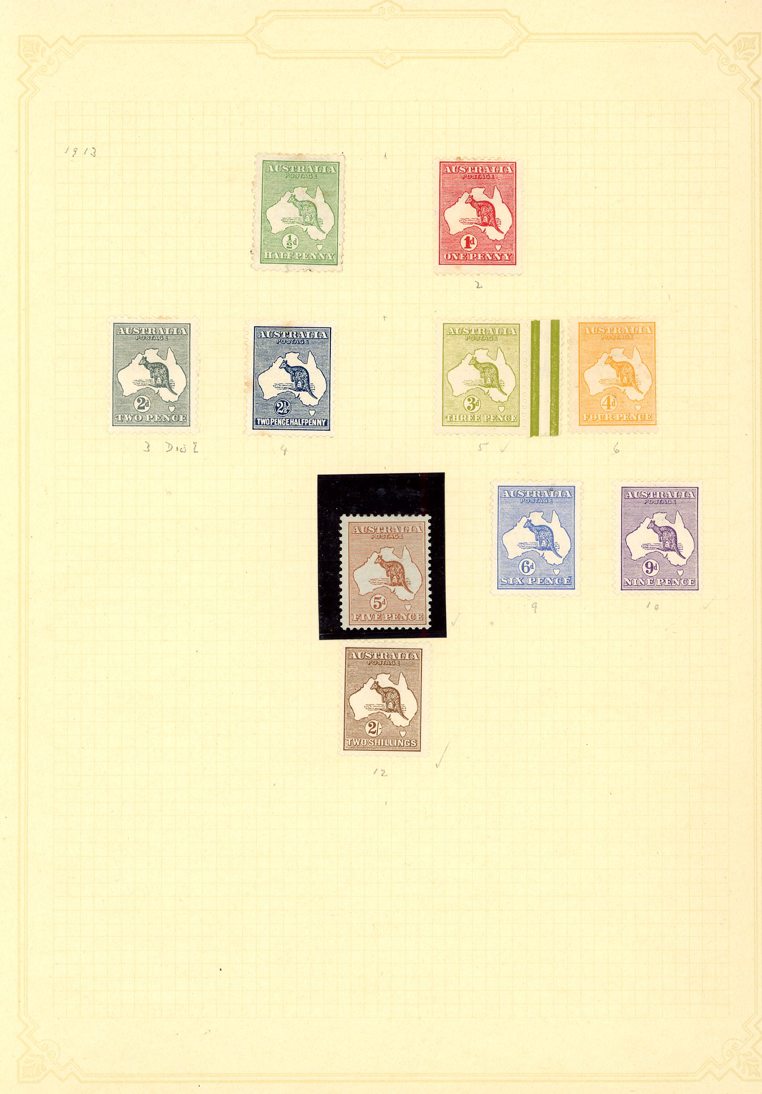 1913-63 mint and used collection (few hundred)...