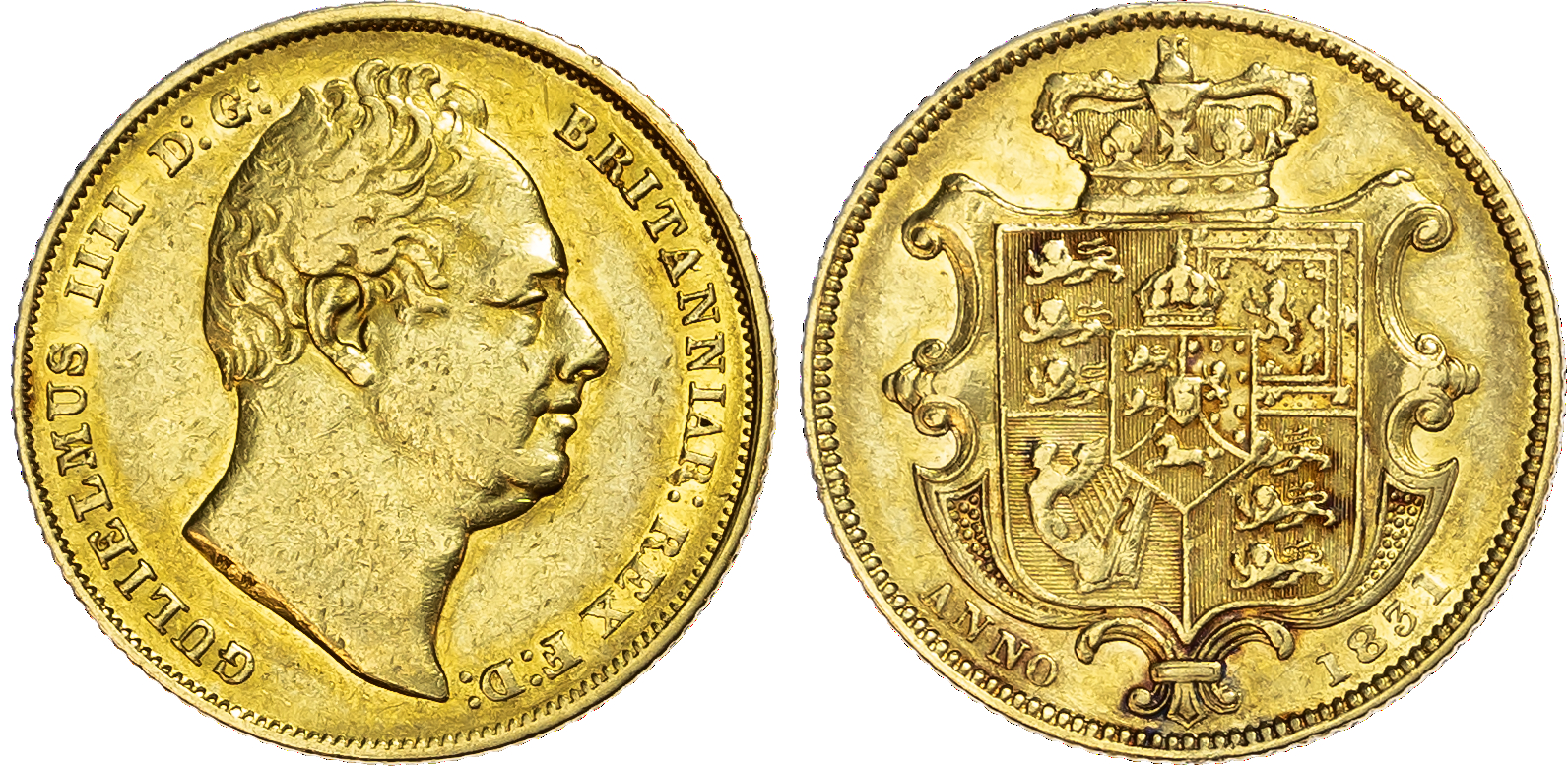William IV (1830-37), Sovereign, 1831.