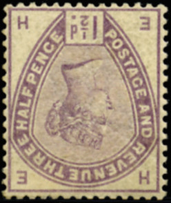 GB 1884  SG188wi Mint - Wmk. Inverted