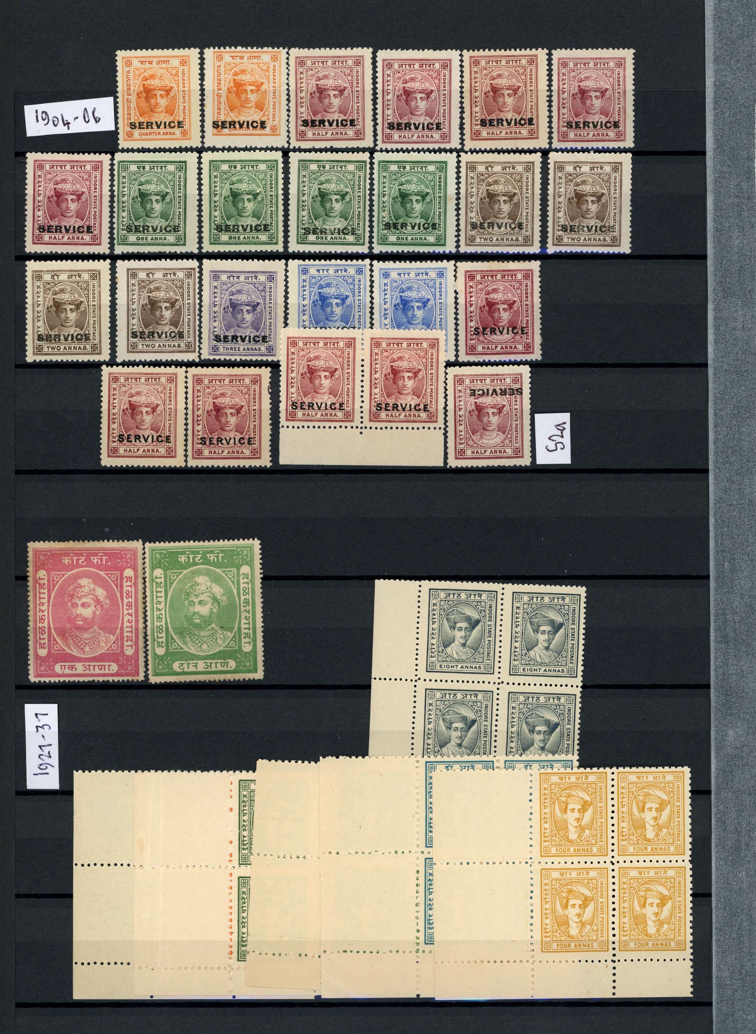 1886-1946 mint collection (48 plus 2 Revenues)...