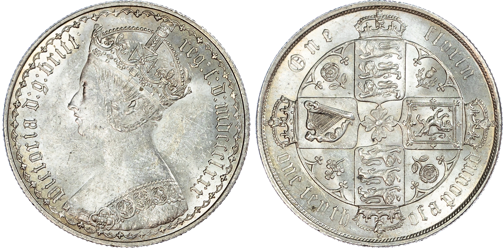 Victoria (1837-1901), Gothic Florin, 1880
