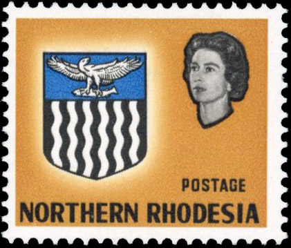 Northern Rhodesia SG 81b 1963 9d value and orange omitted mint