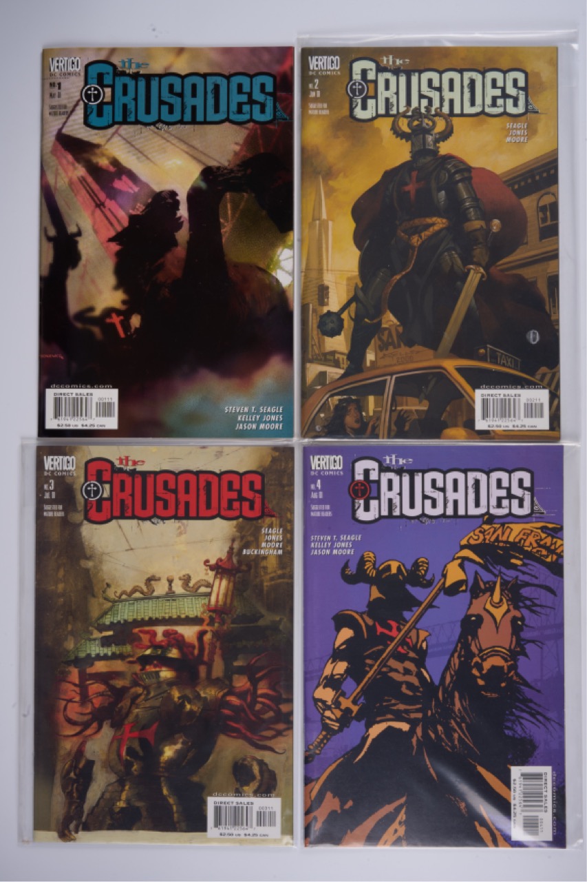 Crusades, Egypt, The Invisibles & Steed and Mrs Peel (DC/Vertigo/Boom Comics, 1992-2002) Bundle of 39 Issues