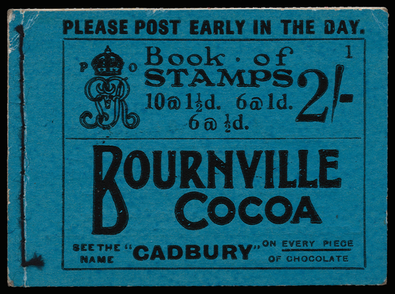 SGBB11 1924 2s Booklet Edition No.1