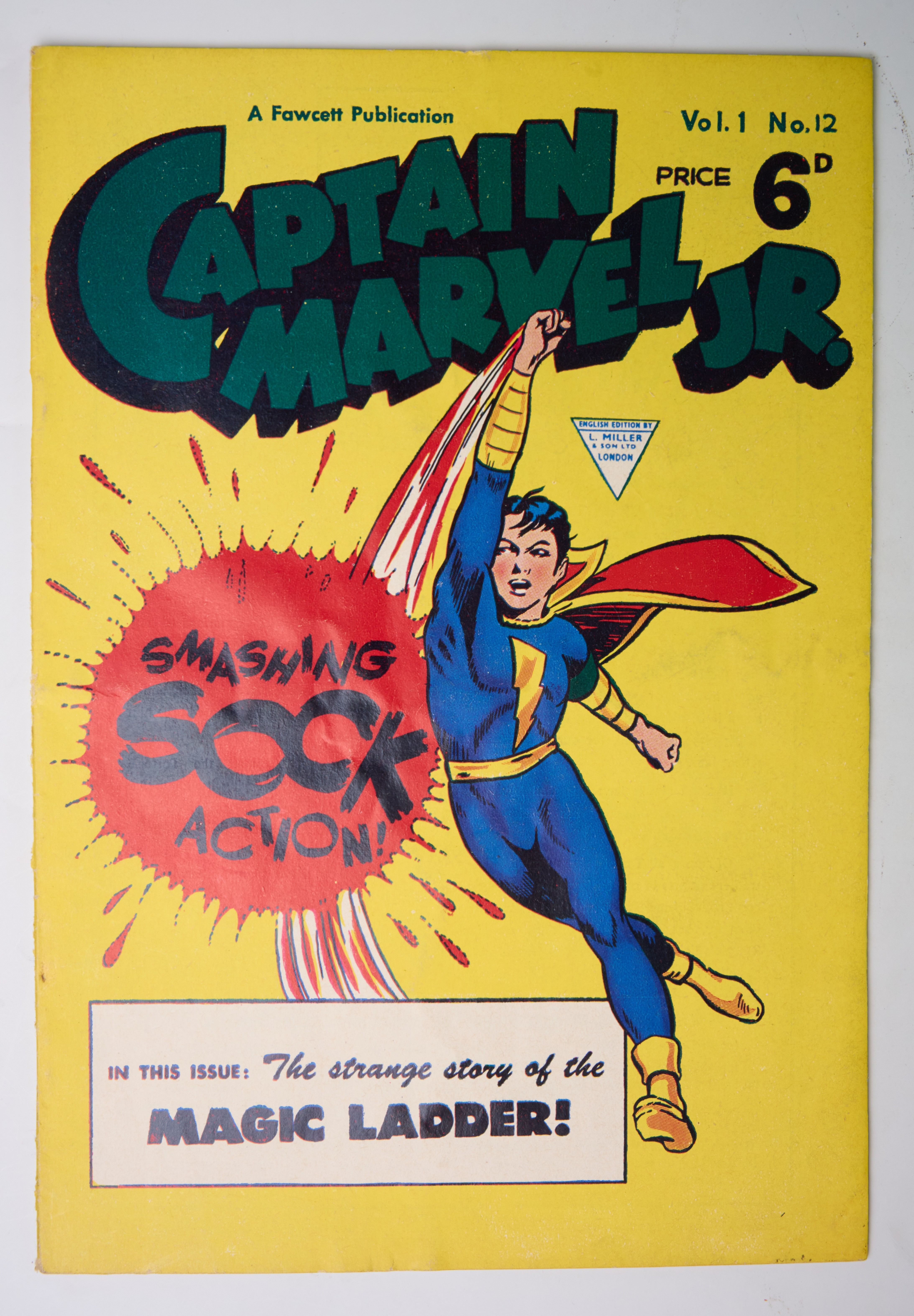 Captain Marvel Jr. #12 (L. Miller & Son, 1953) UK Reprint