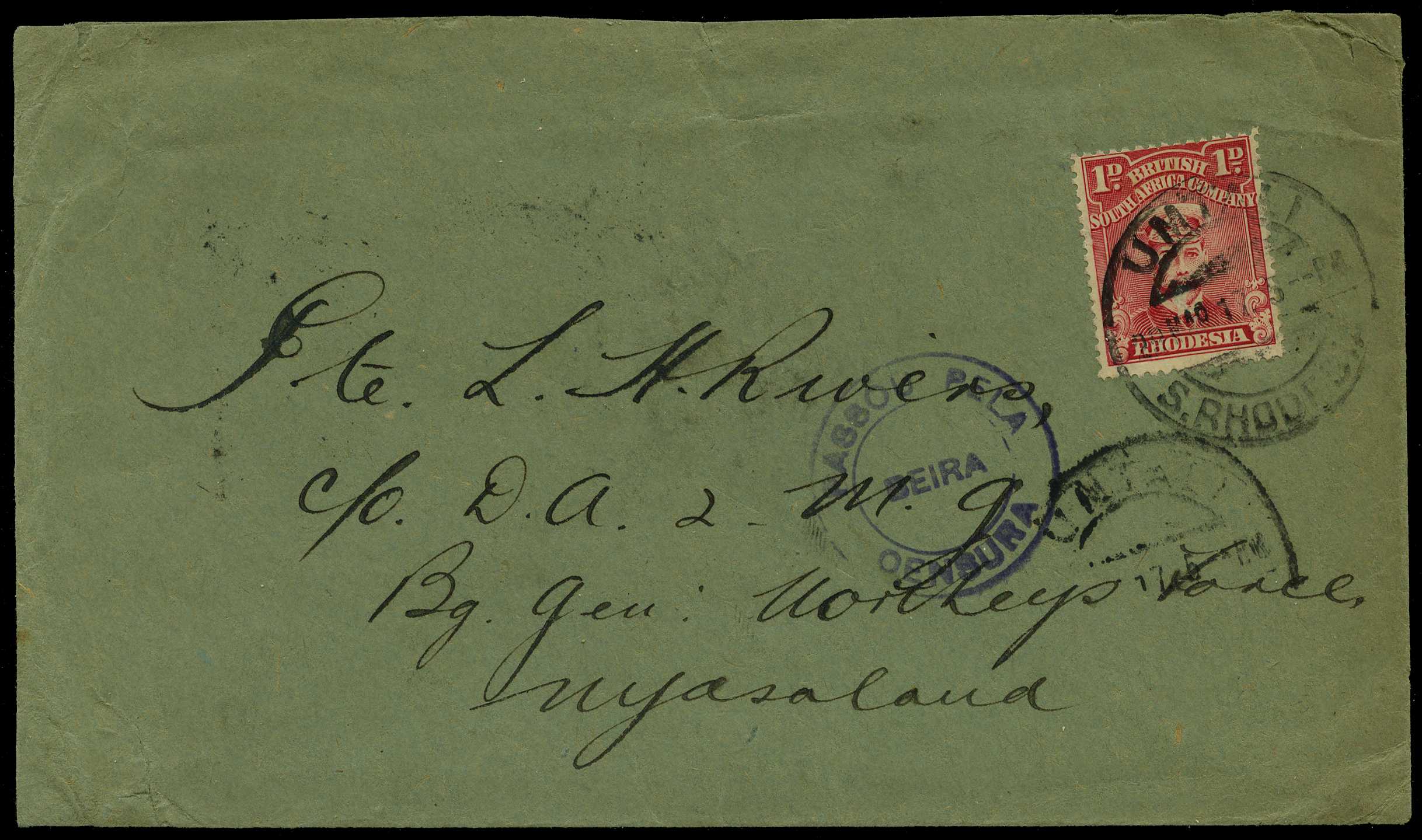 Nyasaland-Rhodesia Field Force: 1917 (Mar...
