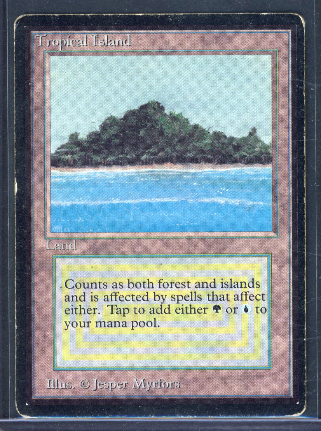 Magic The Gathering - Tropical Island - BETA - Poor  