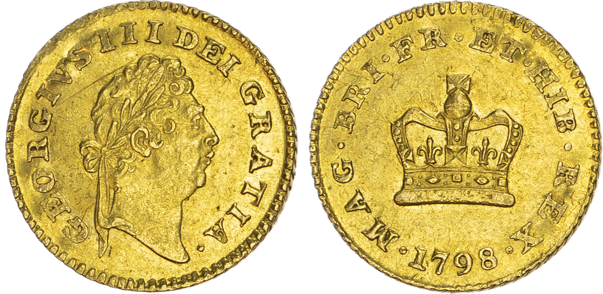 George III (1760-1820) Third Guinea, 1798.