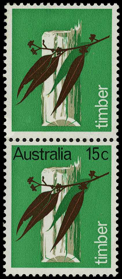 1969 Industries 15ct Timber, vertical pair...