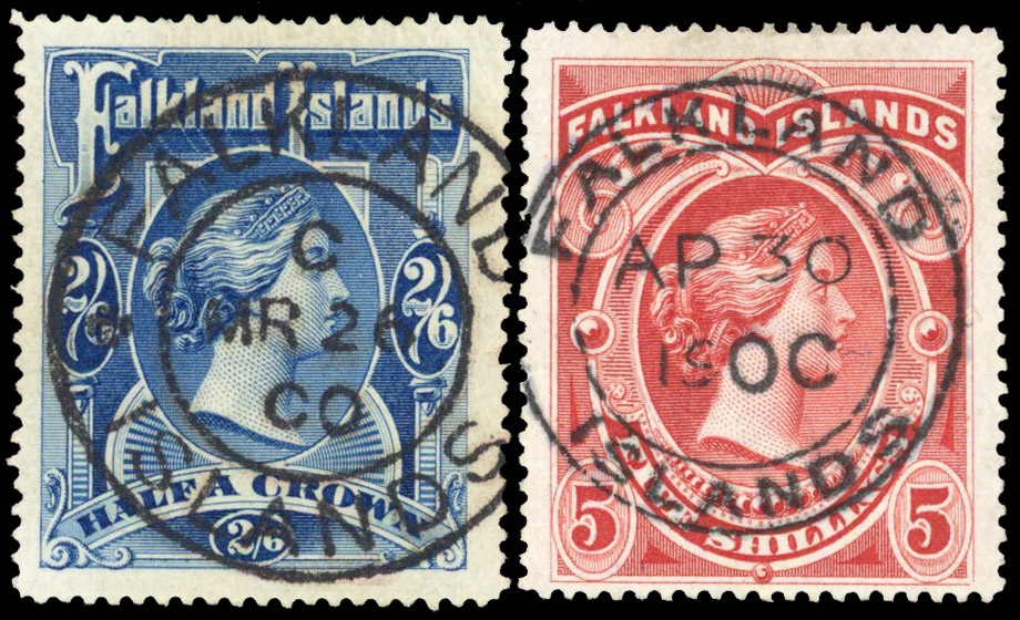 Falkland Islands SG 41/42 used