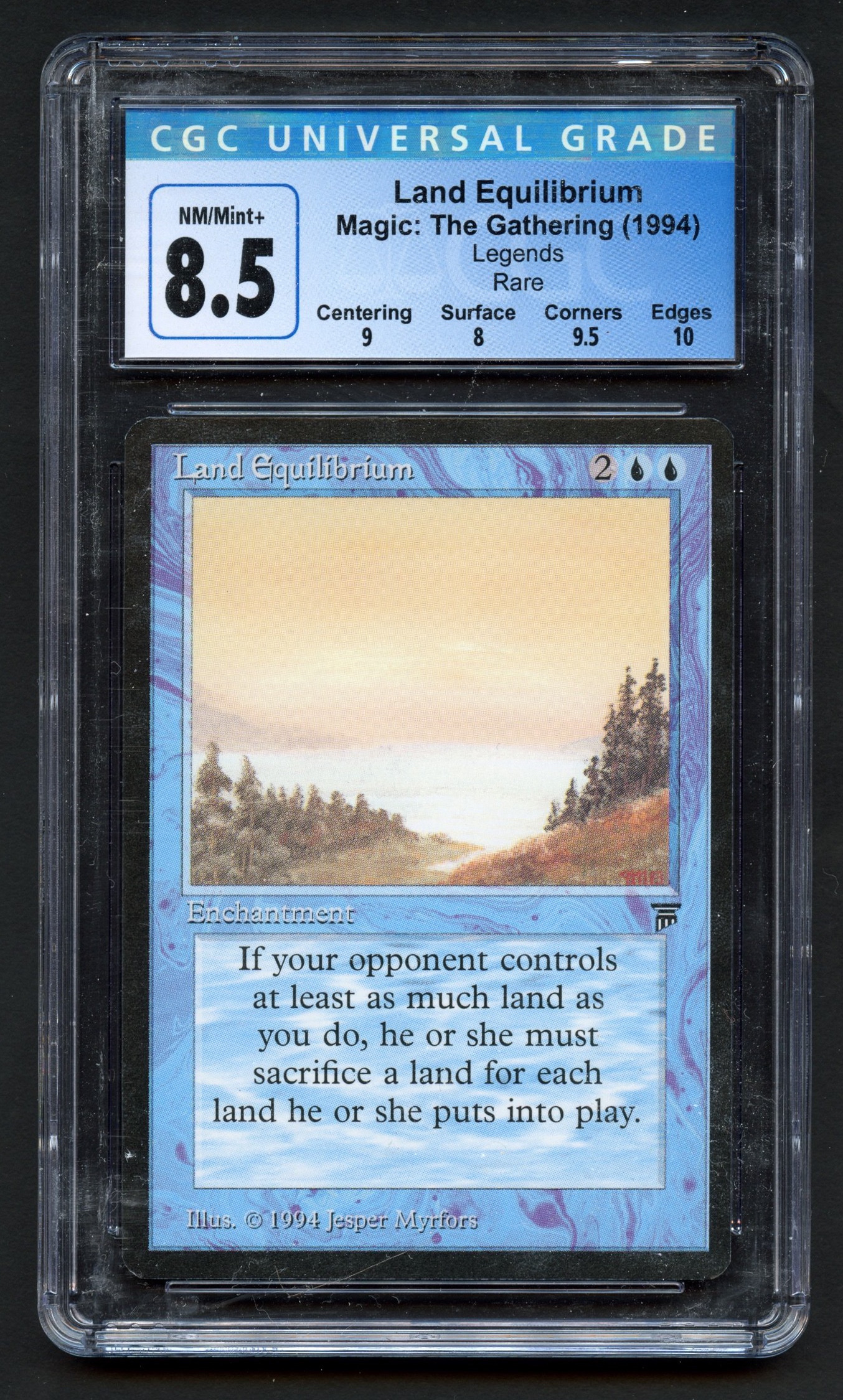 CGC 8.5 Land Equilibrium - Legends - 1994