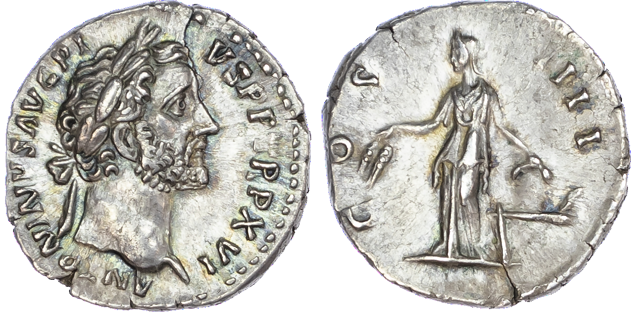 Antoninus Pius (AD 138-161) AR Denarius, Rome, AD 152-153, 3.21g.