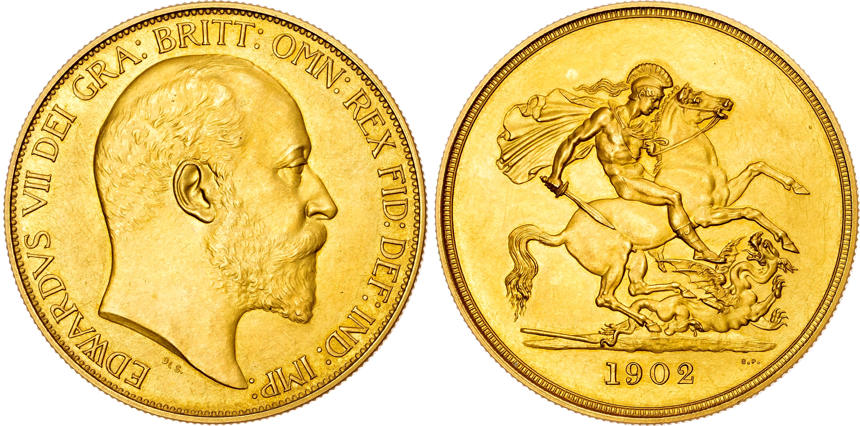 Edward VII (1901-1910), Coronation Matte Proof Set, 1902 [13]. 