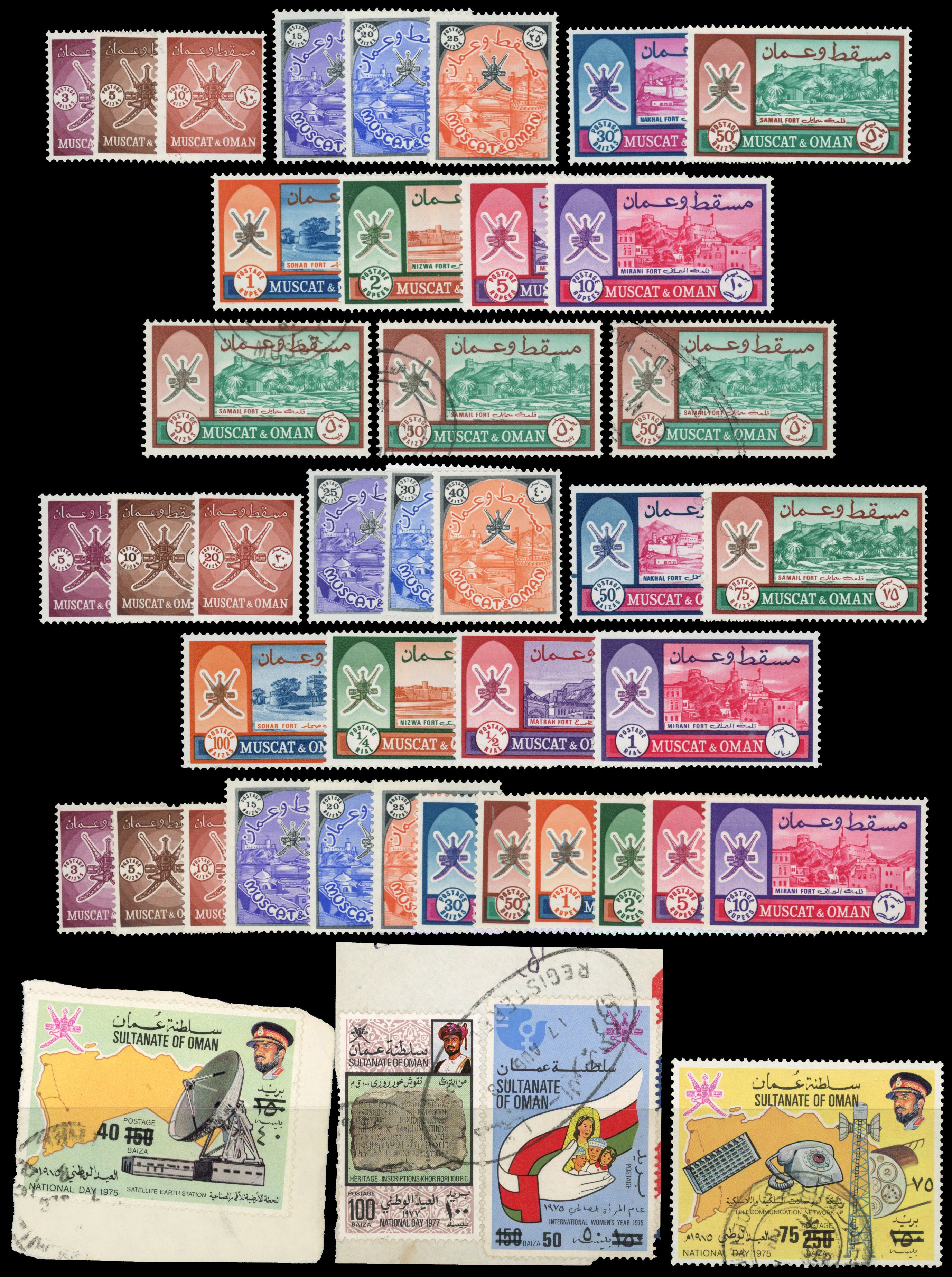 1966-78 mixed mint and used selection arranged on a Hagner sheet