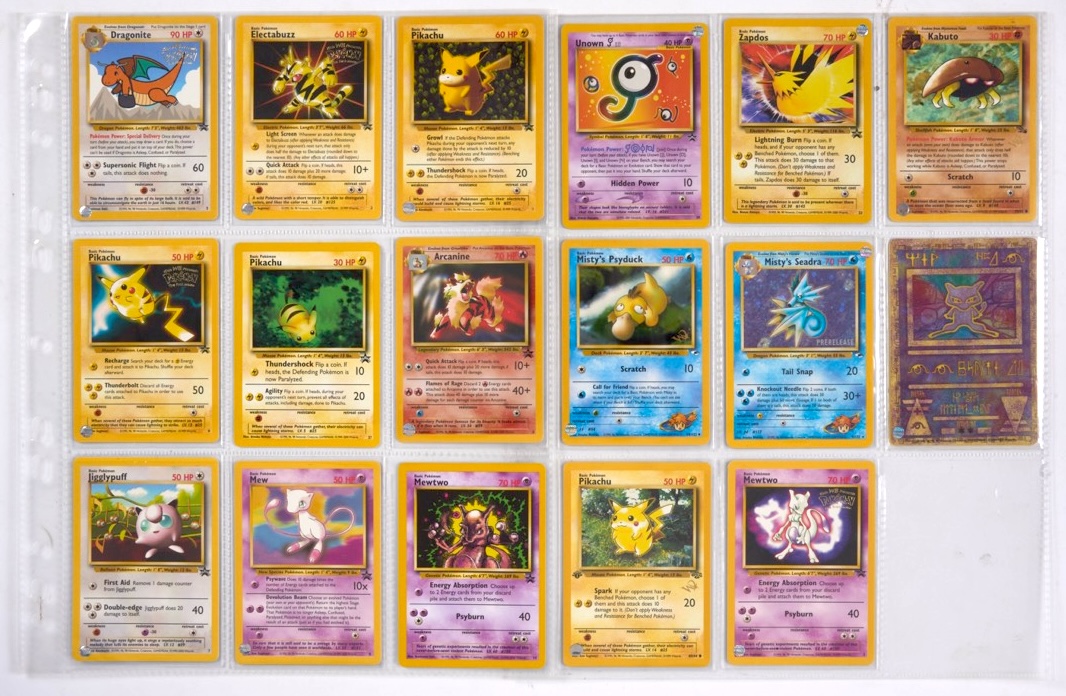 WotC Black Star Promo // W Stamp Promo Collection x17 Cards