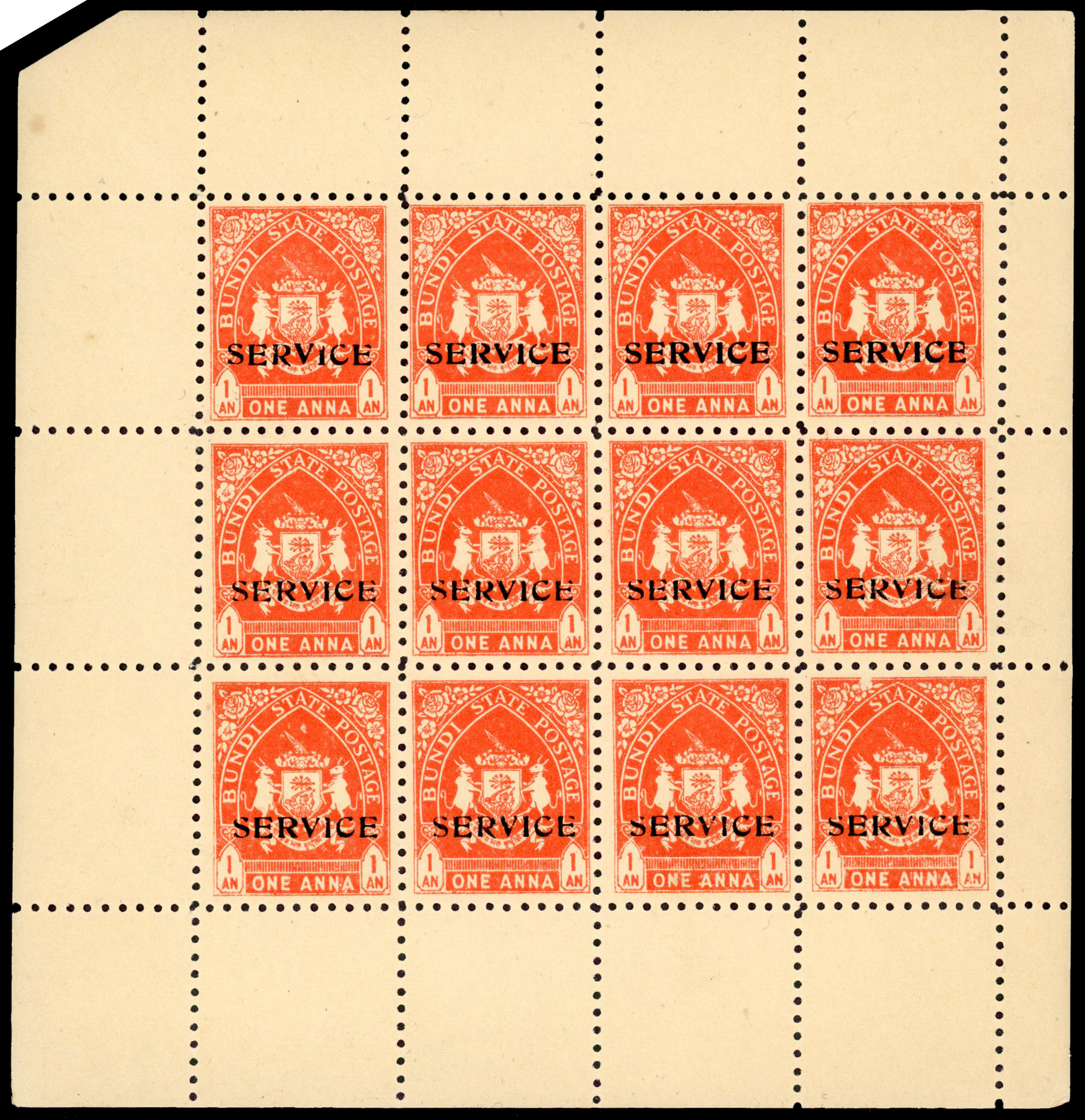 Bundi SG 82/O55 sheets mint