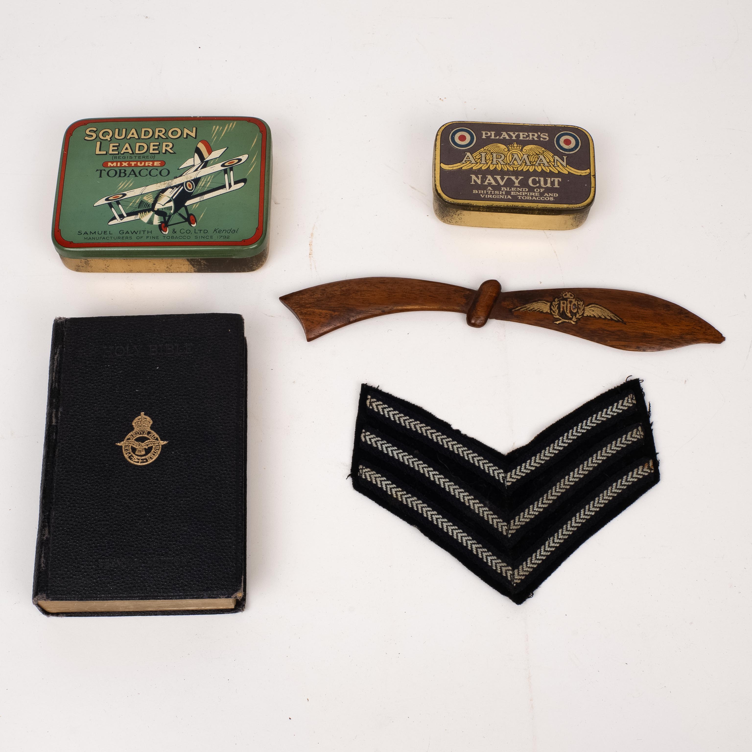 Royal Air Corps, Royal Air Force, Wings Air Crew Brevet and Badges