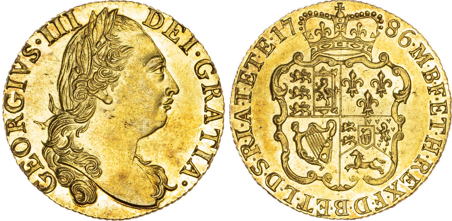 George III (1760-1820), AV Guinea, 1786.
