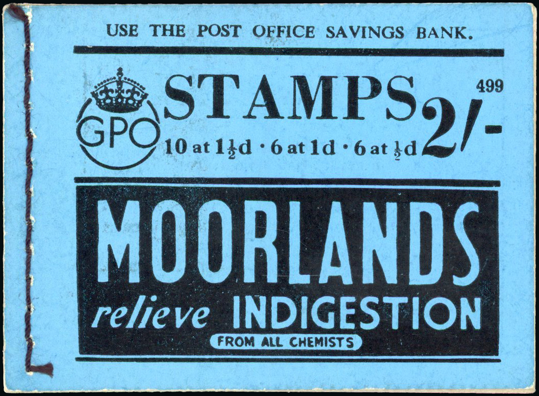 1938 2s Booklet (Edition 499). A fine and fresh example.