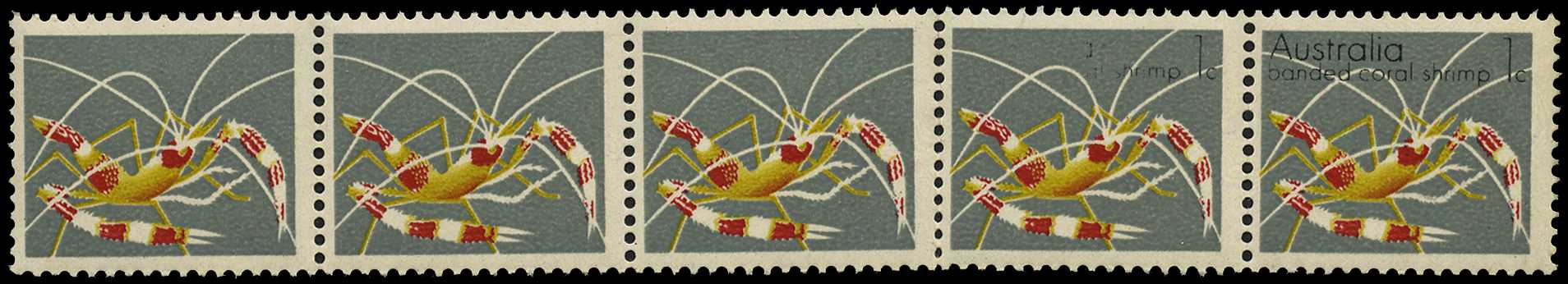 1973-79 1ct 'Banded Coral Shrimp'...