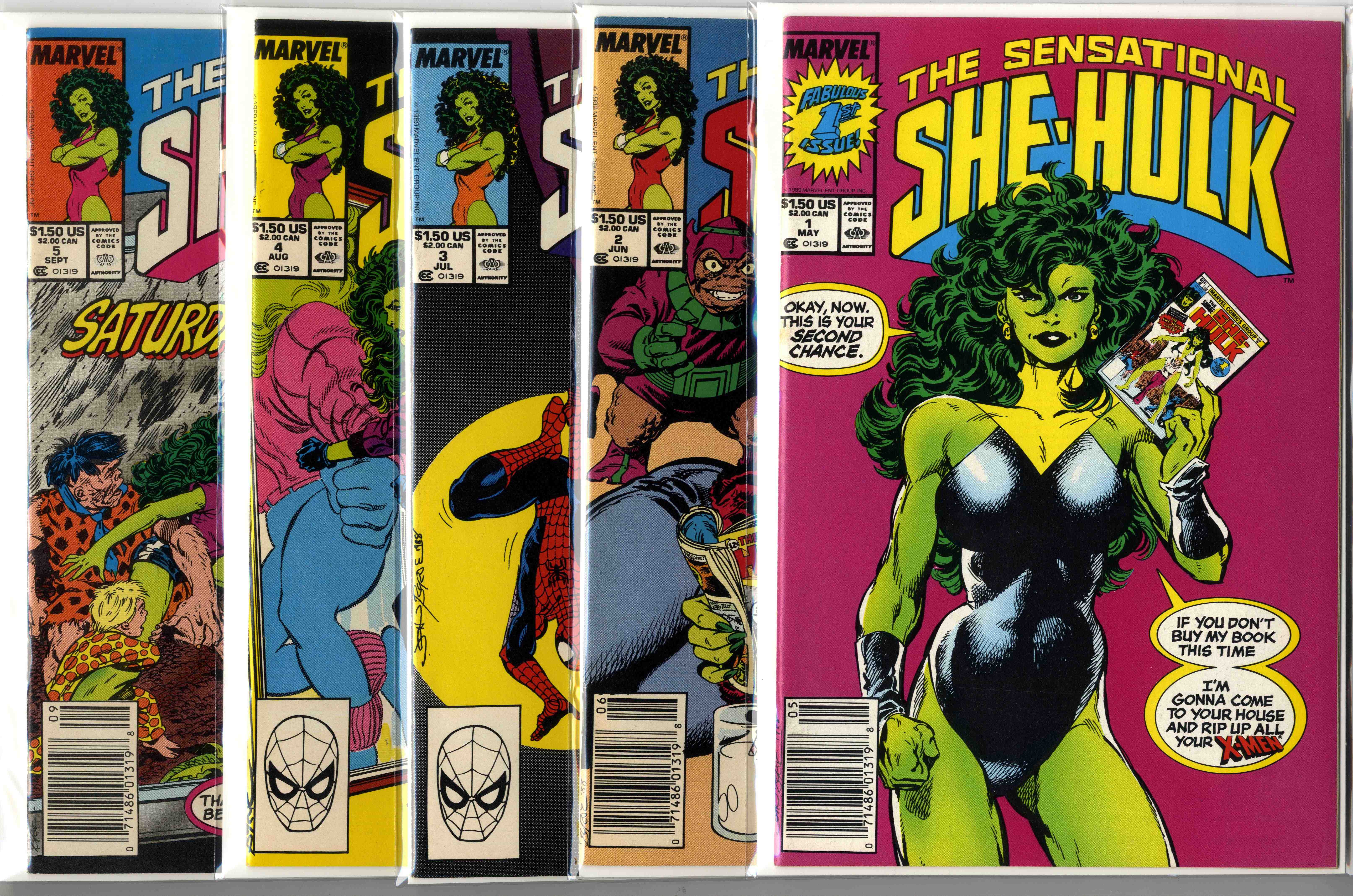 Sensational She-Hulk Vol 1 (Marvel Comics, 1989-90) Bundle of 22 Issues